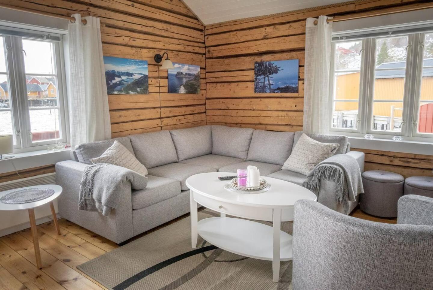 Explorers Cabin Lofoten Edge Сёрвоген Экстерьер фото