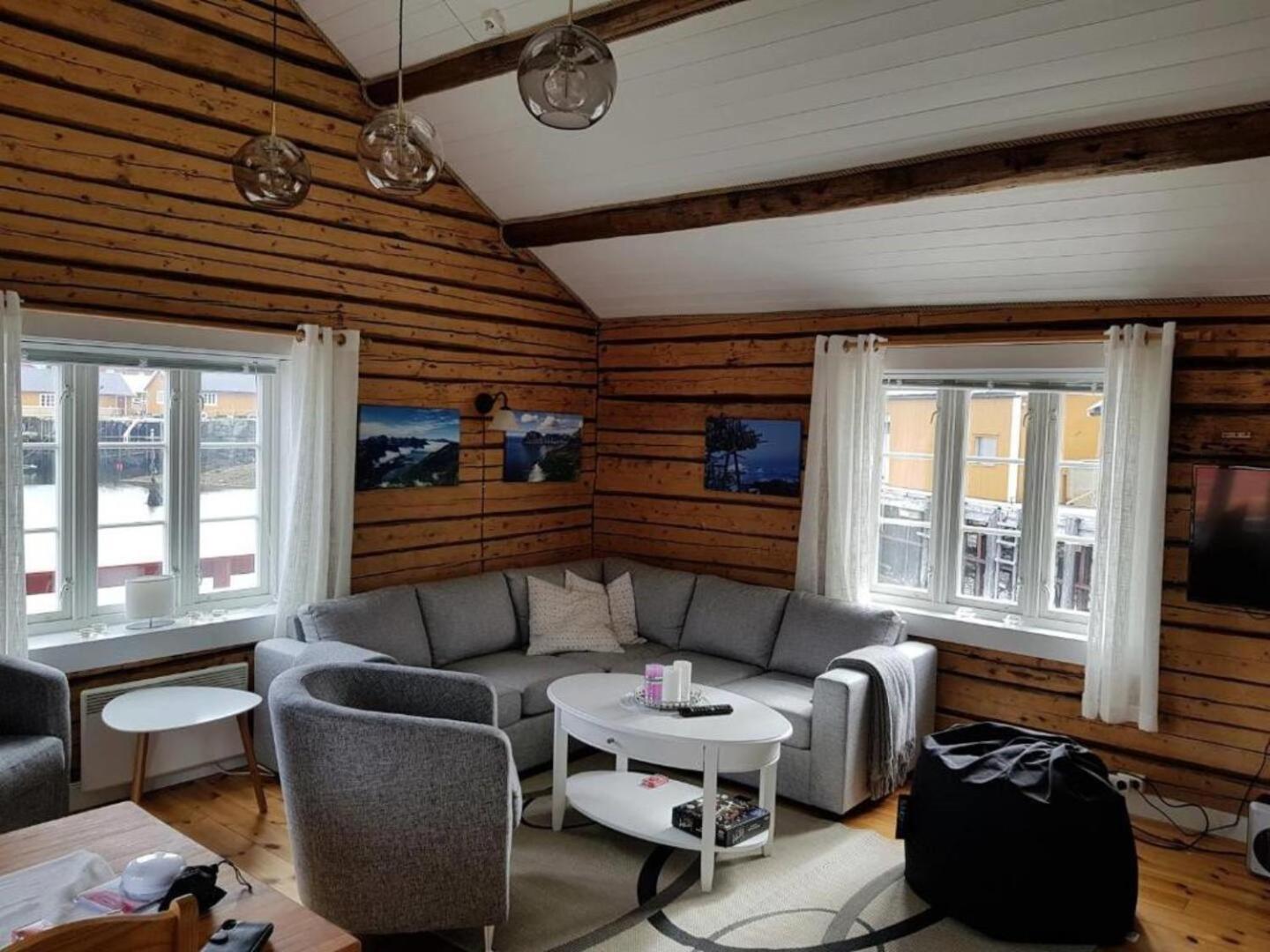 Explorers Cabin Lofoten Edge Сёрвоген Экстерьер фото